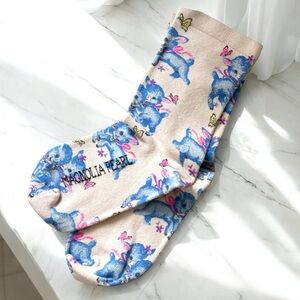 Magnolia Pearl Bah Bah Lamb Socks NWT